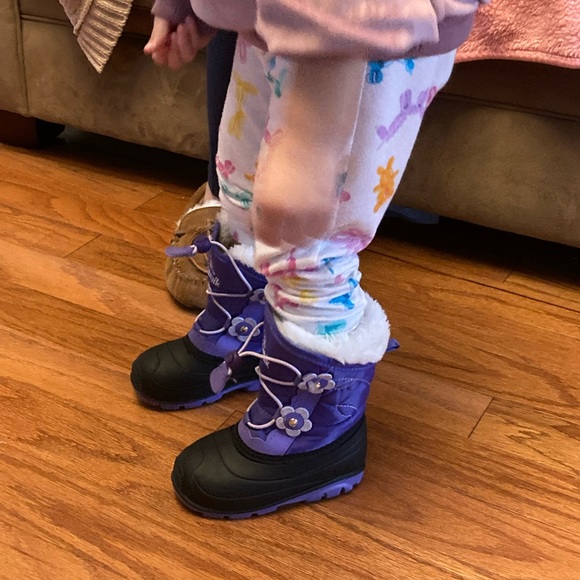 Kamik Kids' Purple and Black Snow Boots - Picture 3 of 4